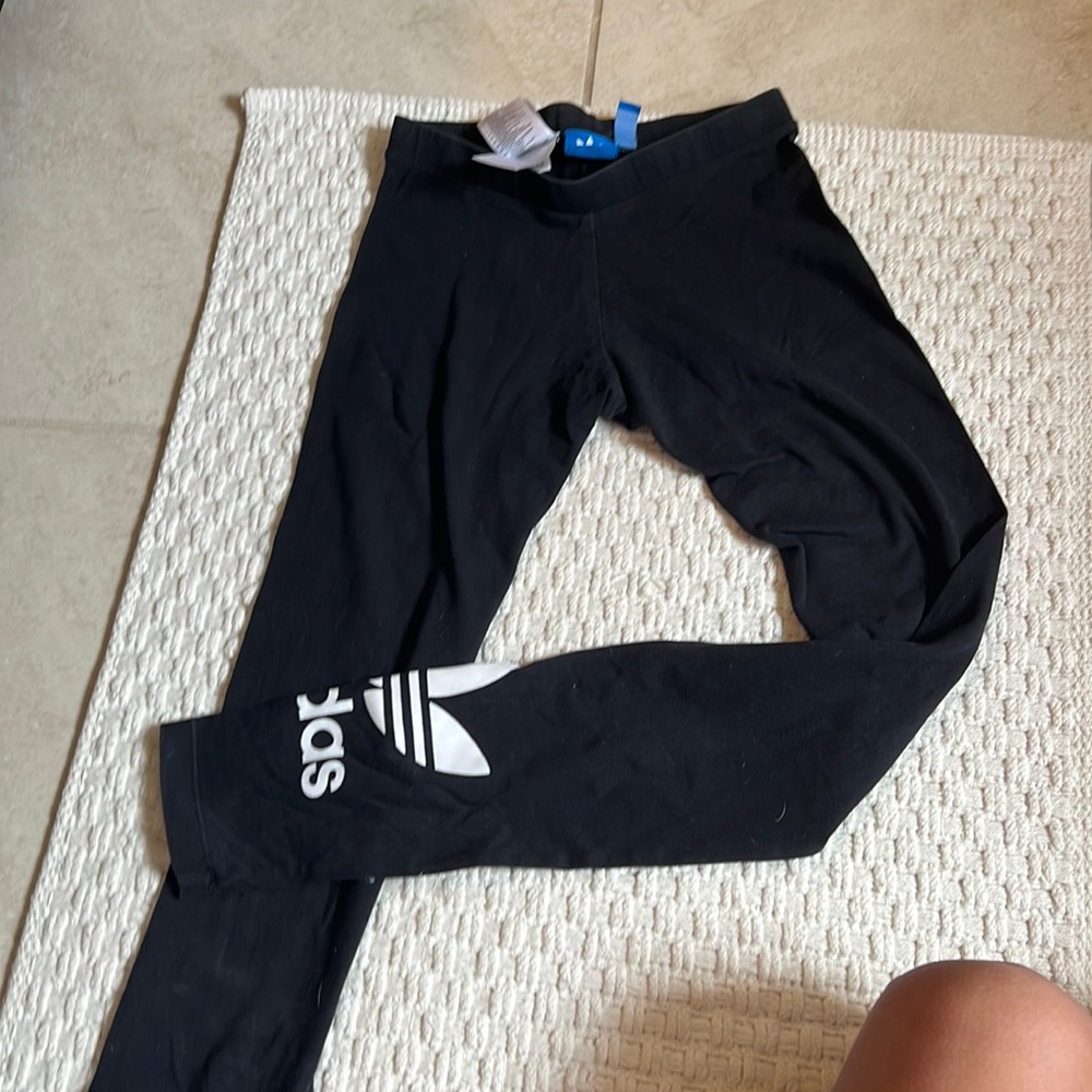 Size xsmall, black high waisted leggings.
